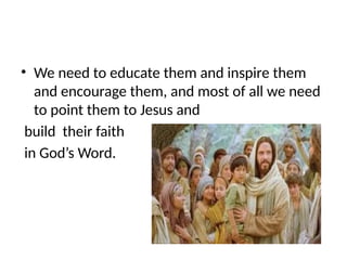 Being a Christian Teacher This training is useful for Sunday school ...