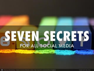 Photo by mkhmarketing - Creative Commons Attribution License https://www.flickr.com/photos/93212162@N08 Created with Haiku Deck
 