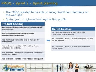 Being agile with SharePoint