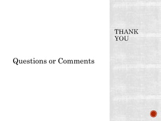 Questions or Comments
 