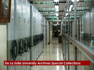 De La Salle University Archives Special Collections

 