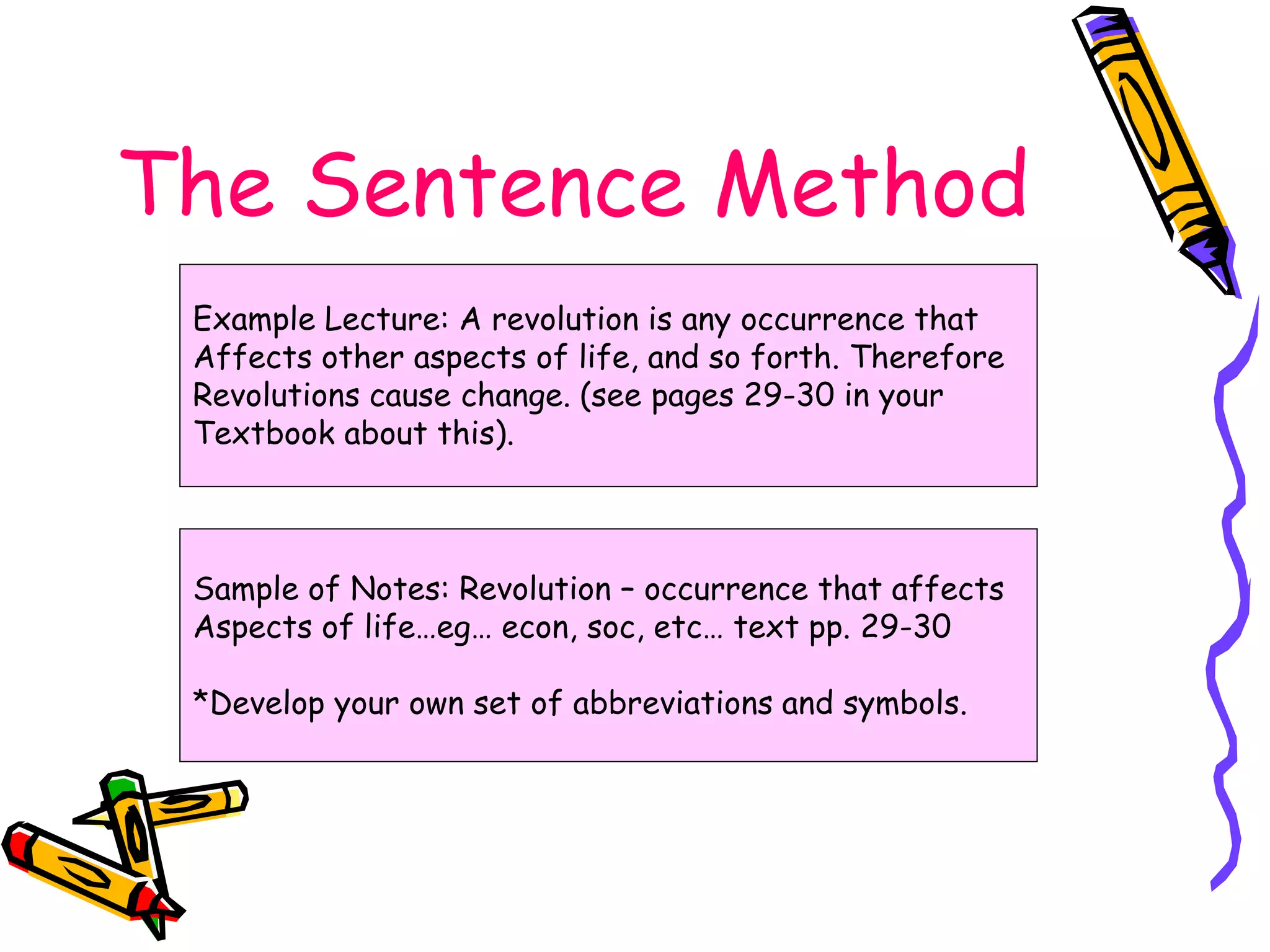 Being an Effective Student: Taking Notes | PPT