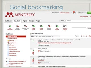 Social bookmarking
 