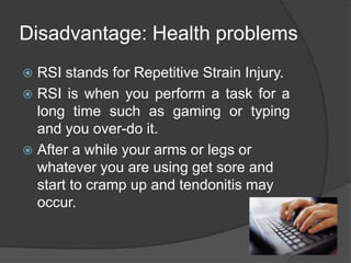 Rsi Meaning In Computer Being A Responsible Internet User | PPTX