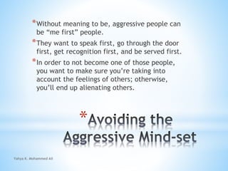 Being assertive vs. being aggressive | PPTX