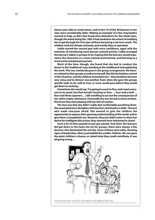 Being a Teacher: Section Four - The teacher’s authority: sustaining an ...