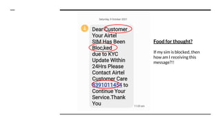 Food for thought?
If my sim is blocked, then
how am I receiving this
message?!!
 