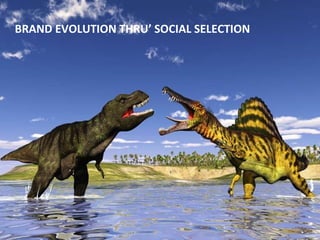 BRAND EVOLUTION THRU’ SOCIAL SELECTION 