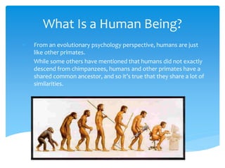 Human being Meaning 