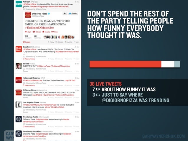 DON’T SPEND THE REST OF
THE PARTY TELLING PEOPLE
HOW FUNNY EVERYBODY
THOUGHT IT WAS.

38 LIVE TWEETS
7 ABOUT HOW FUNNY IT ...