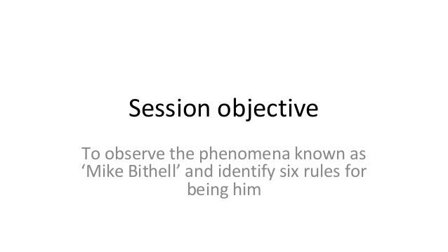 Being Mike Bithell Slide 2