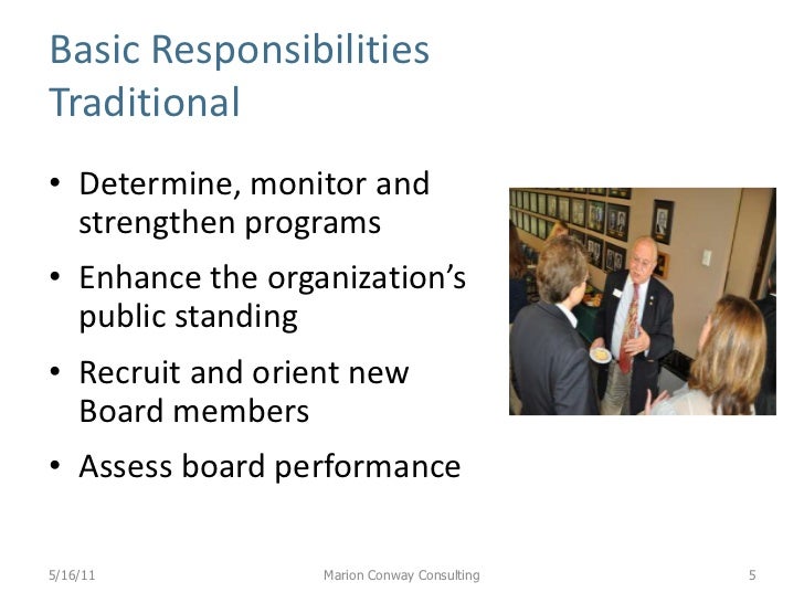 Being on a Board   What's It All About Slide 5