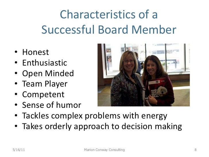 Being on a Board   What's It All About Slide 8