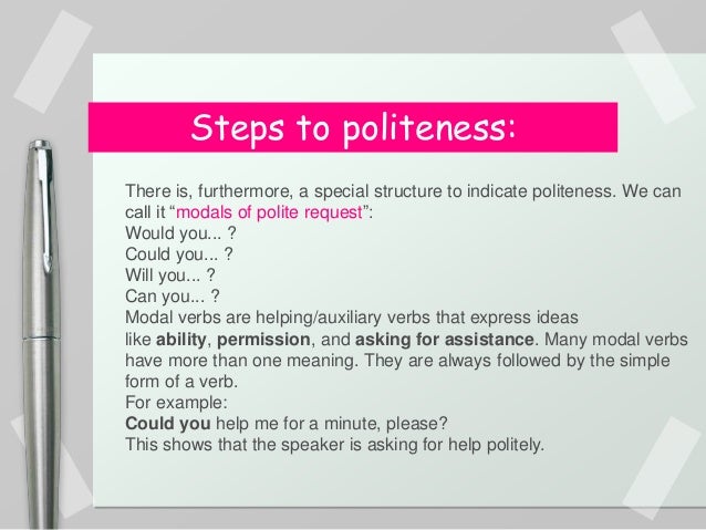 being-polite