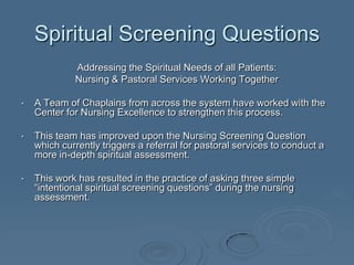Being Present: A Spiritual Care Workshop for Healthcare Professionals ...