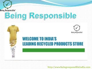 Buy Recycled products