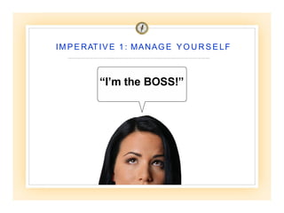 Being the boss