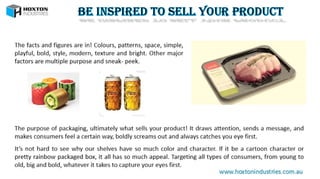 BE INSPIRED TO SELL YOUR PRODUCT