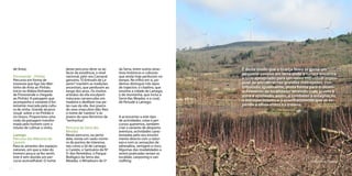 | Beira Alta Turismo rural e combate à desertificação




   de Anta).                      deste percurso deve-se ao      da Serra, entre outros atrac-                                                           É deste modo que a Granja Nova se torna um
                                  facto da existência, a nível   tivos históricos e culturais                                                            pequeno paraíso em terra onde o turista encontra
   Provesende – Pinhão            nacional, pelo seu Carnaval    que ainda hoje perduram no
   Percurso em forma de           genuíno, “O Entrudo de La-     tempo. No trilho em si, po-                                                             o sítio apropriado para um retiro individual impos-
   travessia que liga São Mar-    zarim” mantém as tradições     demos distinguir três tipos                                                             sível de encontrar nas grandes metrópoles, con-
   tinho de Anta ao Pinhão.       ancestrais, que perduram ao    de trajectos: o citadino, que                                                           tribuindo, igualmente, desta forma para o desen-
   Início na Aldeia Vinhateira    longo dos anos. Os muitos      envolve a cidade de Lamego,                                                             volvimento da localidade, atraindo mais jovens à
   de Provesende e chegada        artesãos da vila esculpem      o de montanha, que inclui a                                                             zona e ajudando, assim, a combater a estagnação,
   ao Pinhão. A paisagem que      máscaras carrancudas em        Serra das Meadas, e o rural,
   acompanha o visitante é for-   madeira e desfilam-nas pe-     de Penude a Lamego.                                                                     o entorpecimento e o envelhecimento que se ex-
   temente marcada pela cultu-    las ruas da vila. Aos jovens                                                                                           pande a olhos vistos na mesma.
   ra de vinha. Grande alcance    do sexo masculino dão-lhes
   visual sobre o rio Pinhão e    o nome de “caretos” e às
   rio Douro. Proporciona uma     jovens do sexo feminino de     A acrescentar a este tipo
   visão da paisagem transfor-    “senhoritas”.                  de actividades, rotas e per-
   mada pelo homem com o                                         cursos queremos, também
   intuito de cultivar a vinha.   Percurso da Serra das          criar a variante de desporto
                                  Meadas                         aventura, actividades carac-
   Lamego                         Neste percurso, ou perto       terizadas pelo seu envolvi-
   Percurso das Máscaras de       dele, existe um vasto núme-    mento directo com a natur-
   Lazarim                        ro de pontos de interesse,     eza e com as sensações de
   Para os amantes dos espaços    tais como a Sé de Lamego,      adrenalina, vertigem e risco.
   naturais, em que a mão do      o Castelo, o Santuário da Nª   Algumas das modalidades a
   homem pouco se fez sentir,     Sª dos Remédios, o Parque      serem praticadas seriam as
   este é sem duvida um per-      Biológico da Serra das         escaldas, canyoning e can-
   curso aconselhável. O nome     Meadas, o Miradouro da Sª      orafting.                                                                                                                   Granja Nova, Cimbres |

16 |                                                                                                                                                                                                              | 17
 