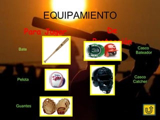 EQUIPAMIENTO Para Jugar De Protección Bate Pelota Guantes Casco  Bateador Casco Catcher 