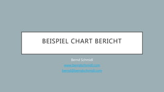BEISPIEL CHART BERICHT
Bernd Schmidl
www.berndschmidl.com
bernd@berndschmidl.com
 