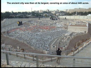 The ancient city was then at its largest, covering an area of about 445 acres. 