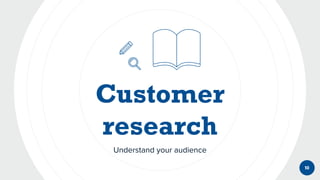 Understand your audience
10
 