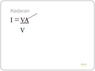Kadaran
I = VA
    V



          BACK
 