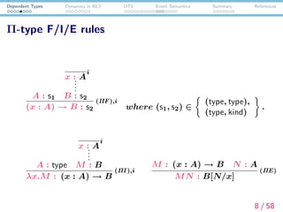 Dependent Type Dependent Type Semantics and its Davidsonian extensions | PDF