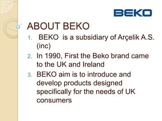 beko , turkish company | PPT