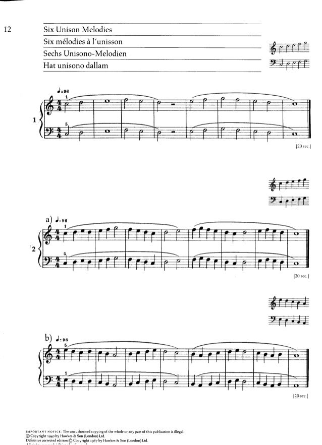 bela bartok mikrokosmos vol 1