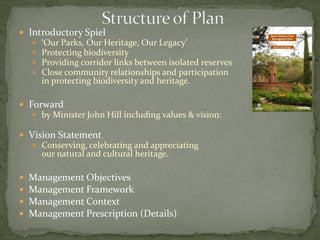 Belair National Park - Plan of Management | PDF