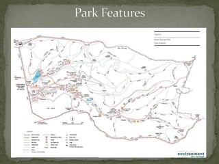 Belair National Park Map Belair National Park Caravan Park