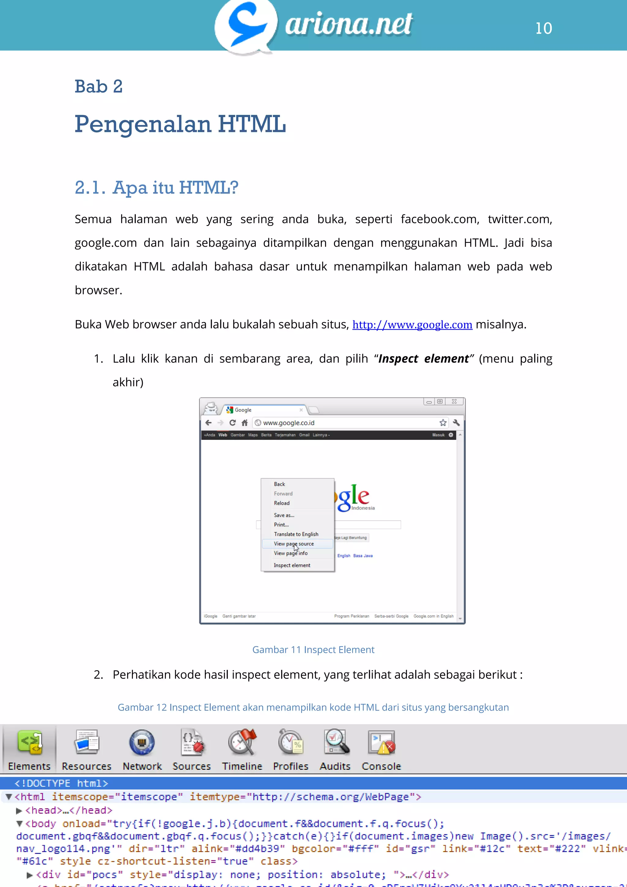 Belajar html dan css tutorial fundamental dalam mempelajari html dan ...
