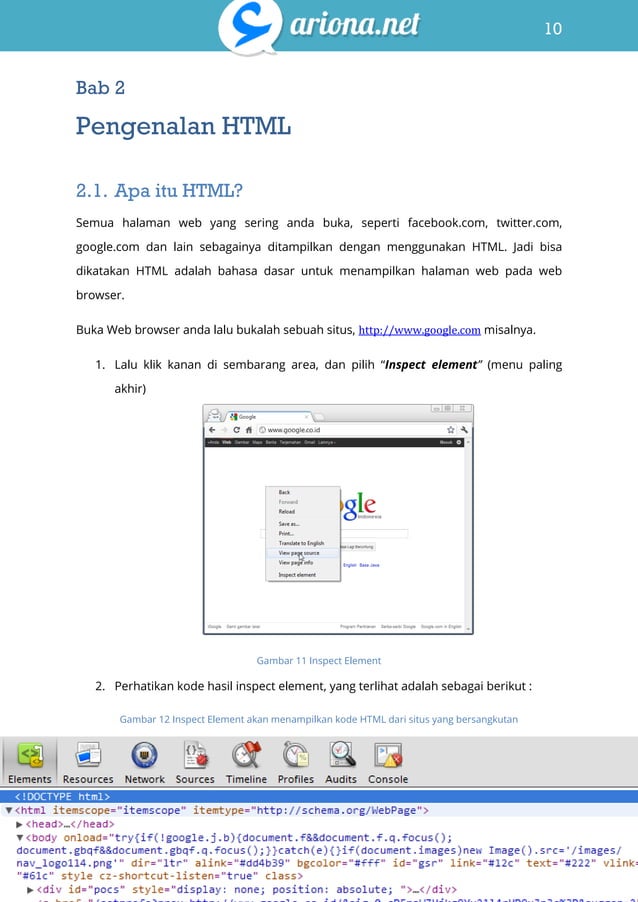 Belajar html dan css tutorial fundamental dalam mempelajari html dan ...