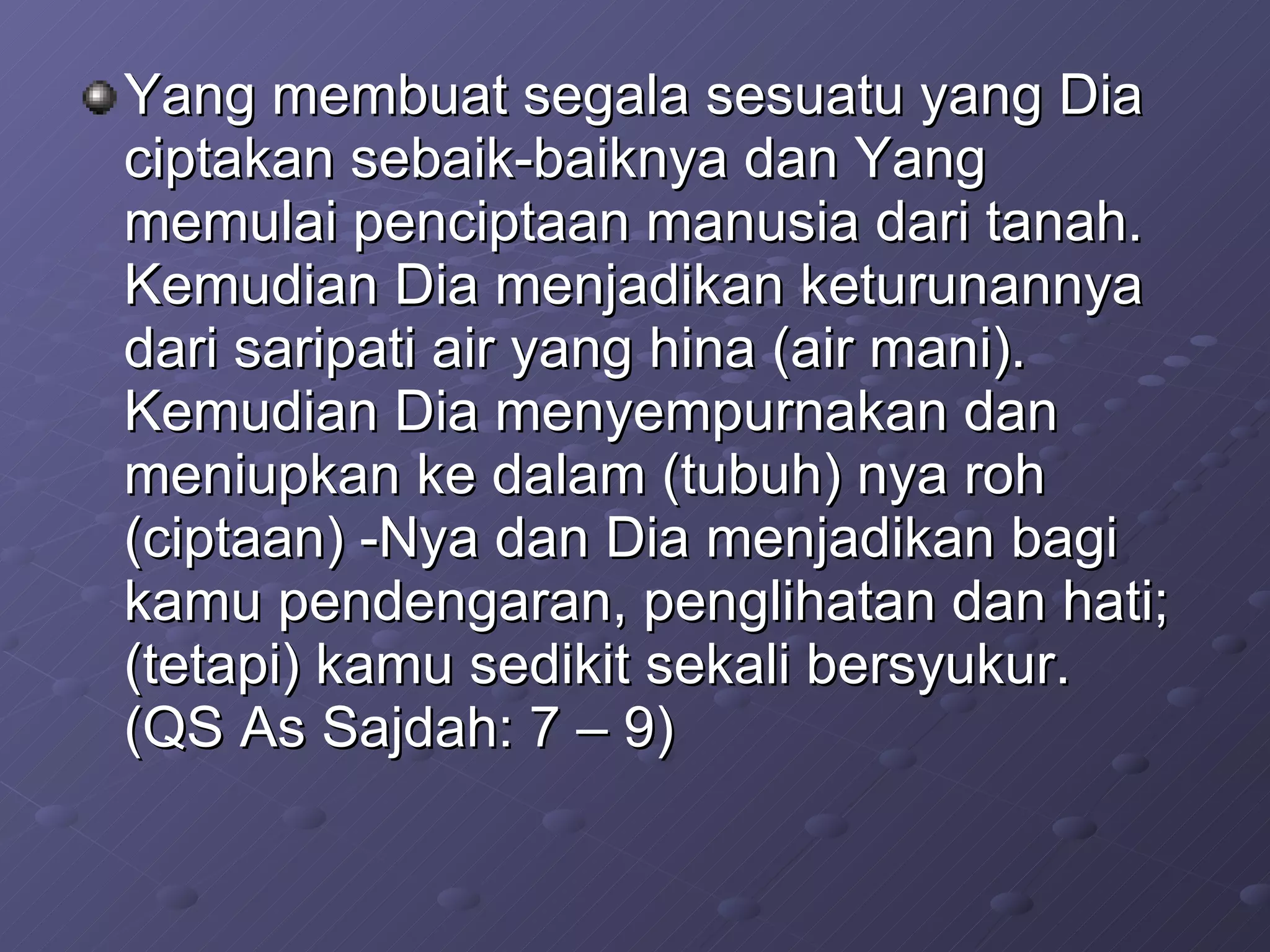 Belajar Jadi Manusia | PPT