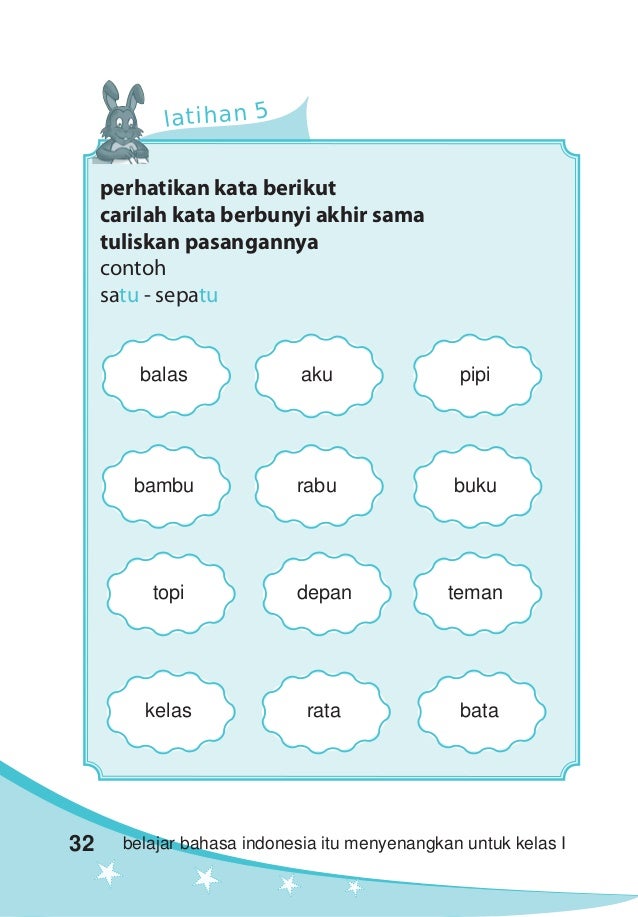 contoh cerita peristiwa menyenangkan Belajar bahasa indonesia itu menyenangkan untuk kelas 1 