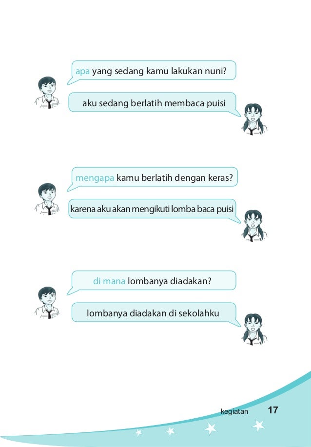Belajar bahasa indonesia itu menyenangkan untuk kelas 2