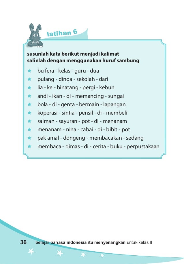 Belajar Bahasa Indonesia Itu Menyenangkan Untuk Kelas 2