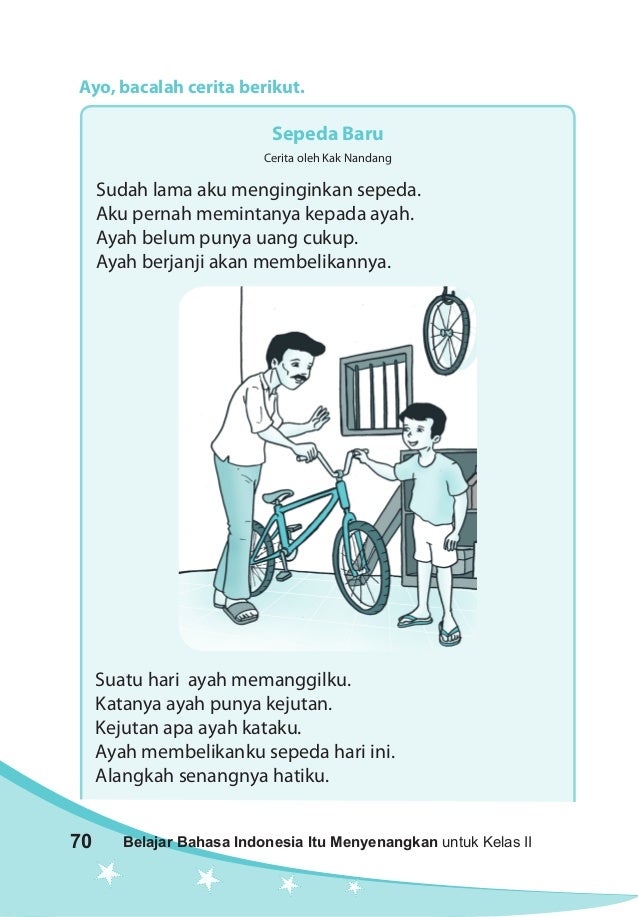 Belajar bahasa indonesia itu menyenangkan untuk kelas 2