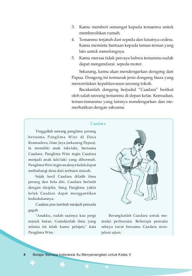 Belajar Bahasa Indonesia Itu Menyenangkan Untuk Kelas 5 Ismail Kus