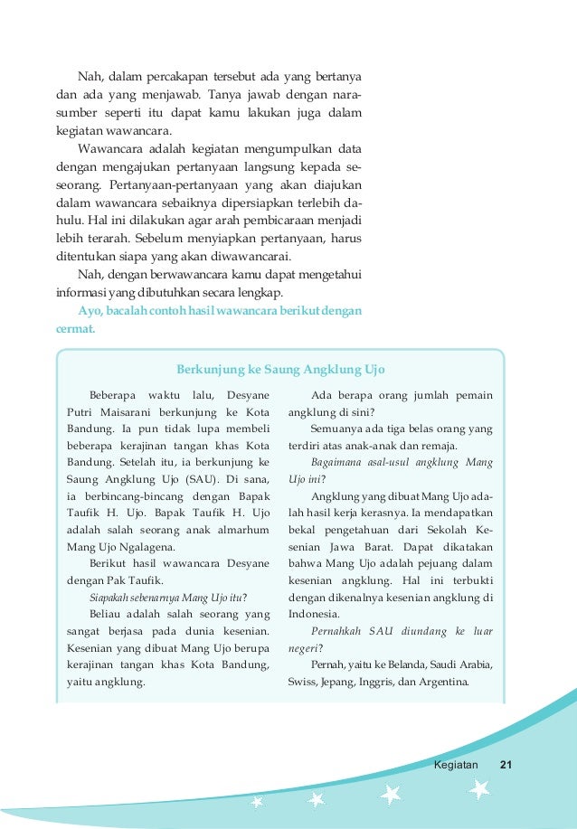 BELAJAR BAHASA INDONESIA ITU MENYENANGKAN UNTUK KELAS 5 