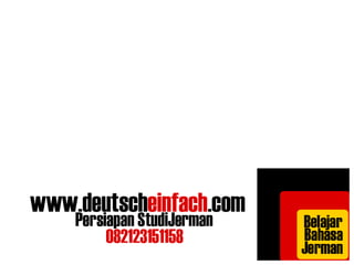 Belajarbahasajermantiffany