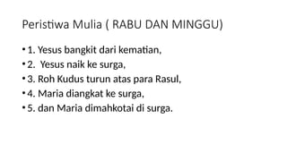 Maria Rasul Panduan Lengkap Berdoa Rosario Bersama Bunda Maria di Bulan Mei | PPTX