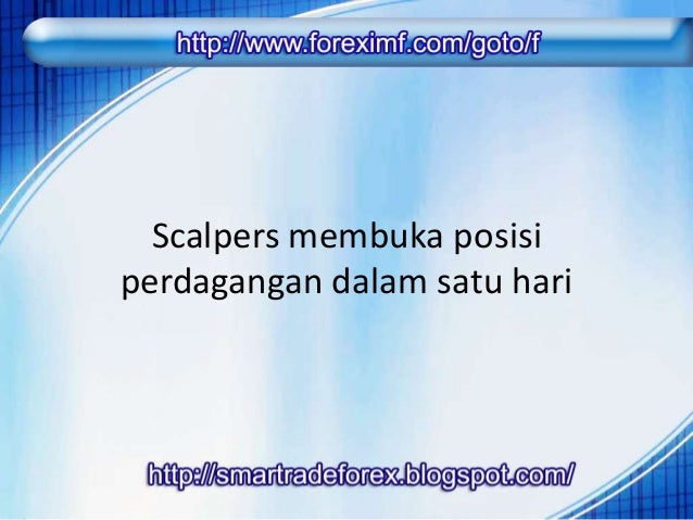 Strategi scalping dalam forex