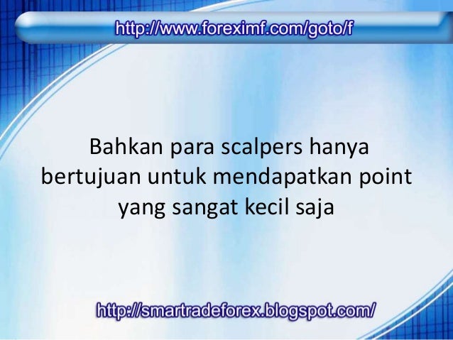 Strategi scalping dalam forex