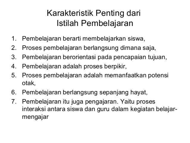 Belajar dan pembelajaran penjas