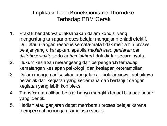 Belajar dan pembelajaran penjas