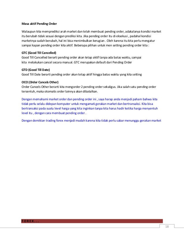 Panduan lengkap trading forex