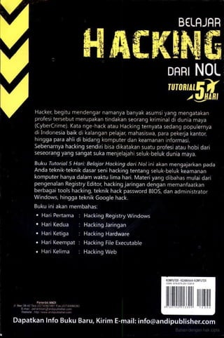 Belajar hacking dari nol dalam 5 hari